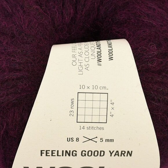 Wool And The Gang Feeling Good Yarn 10 Skeins Alpaca Merino Nylon Margaux Red - Picture 4 of 4